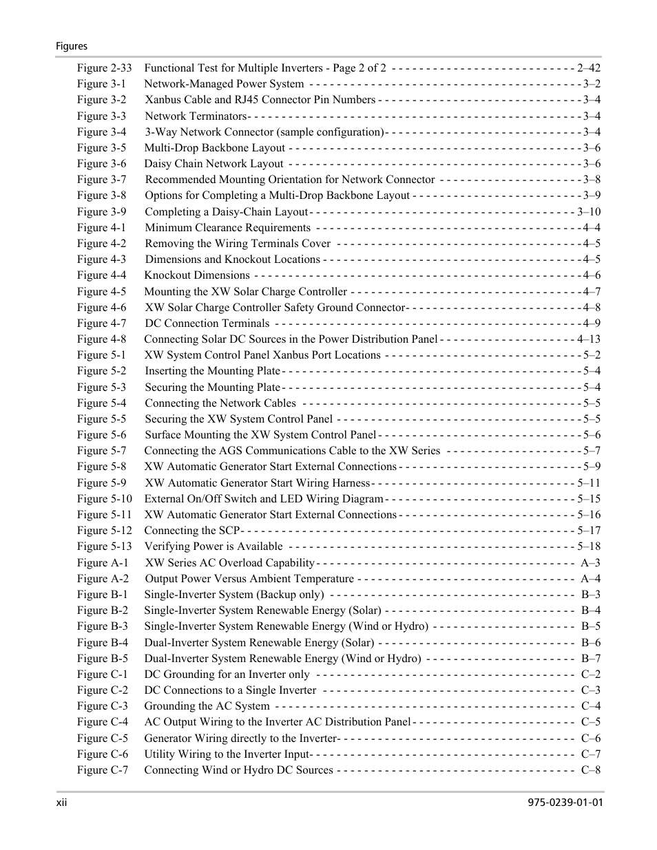 Xantrex Technology XW POWER SYSTEM XW4024-120/240-60 User Manual | Page 14 / 136