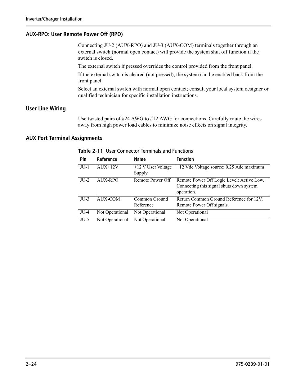 Xantrex Technology XW POWER SYSTEM XW4024-120/240-60 User Manual | Page 48 / 136