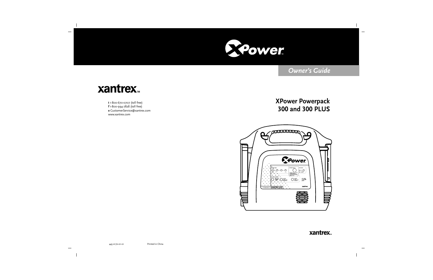 Owners guide | Xantrex Technology 300 PLUS User Manual | Page 64 / 64