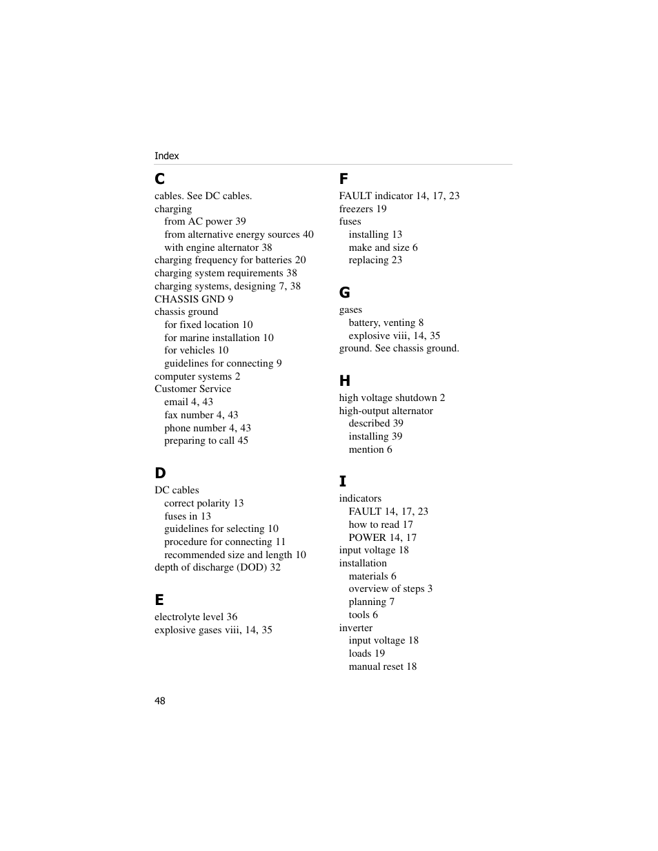 Xantrex Technology PROwatt 600 User Manual | Page 63 / 66