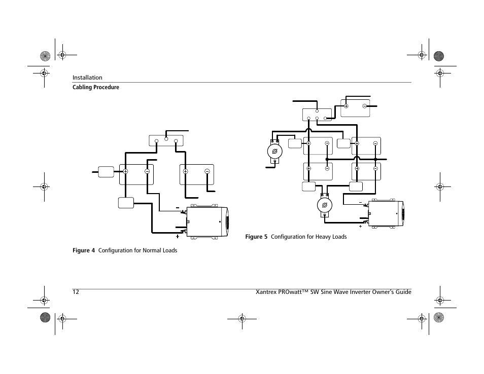 Figure 5 configuration for heavy loads | Xantrex Technology PROWATT SW SW 2000 User Manual | Page 22 / 38