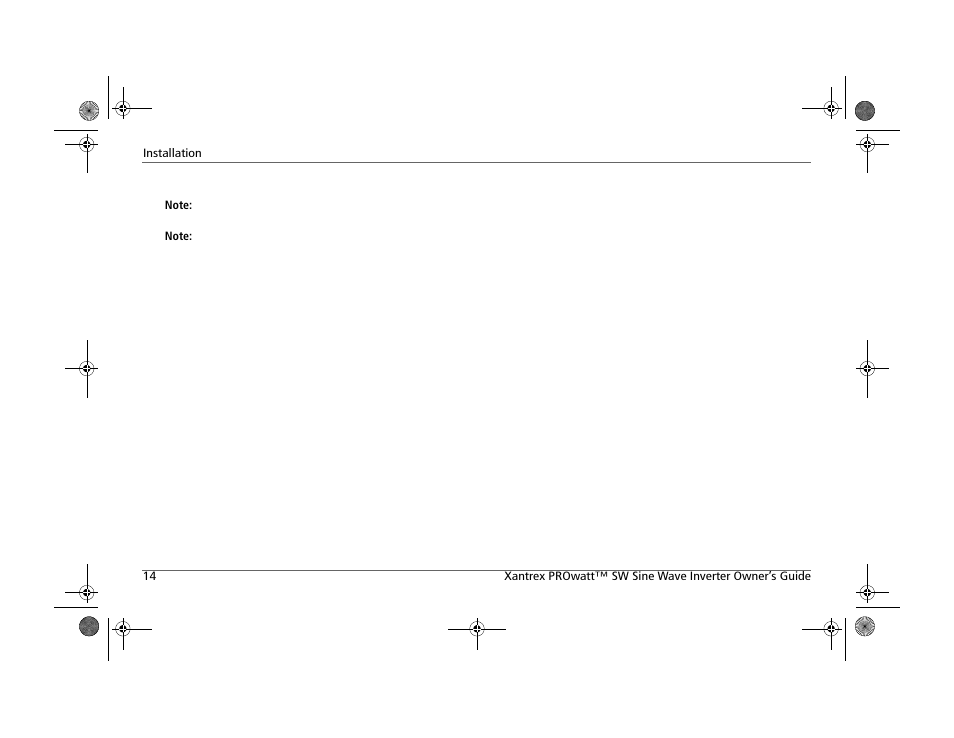 Xantrex Technology PROWATT SW SW 2000 User Manual | Page 24 / 38