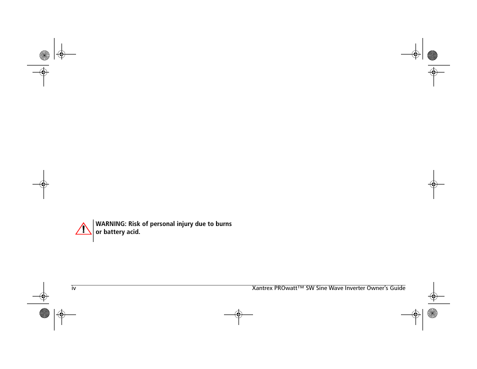 Xantrex Technology PROWATT SW SW 2000 User Manual | Page 6 / 38