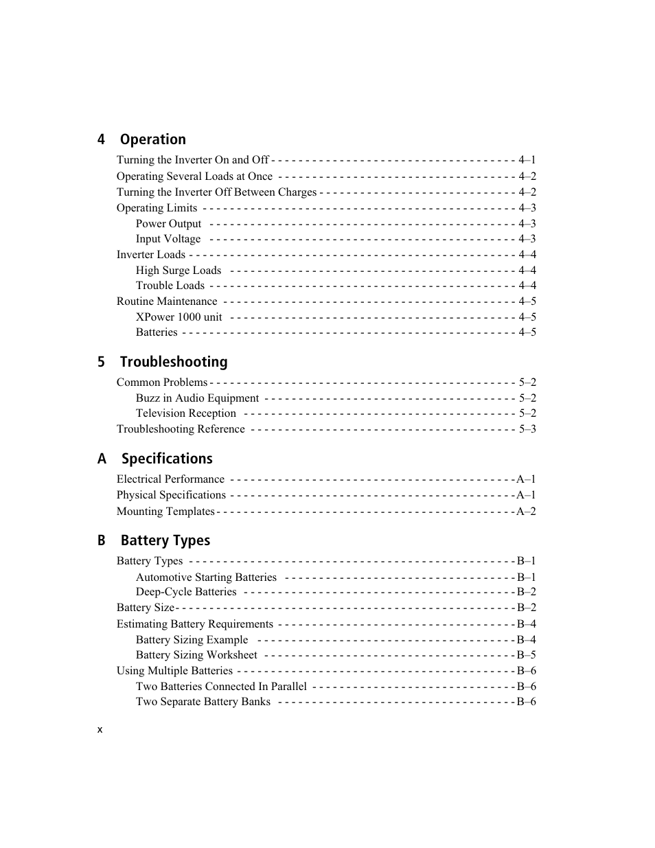 Xantrex Technology 1000 User Manual | Page 11 / 66