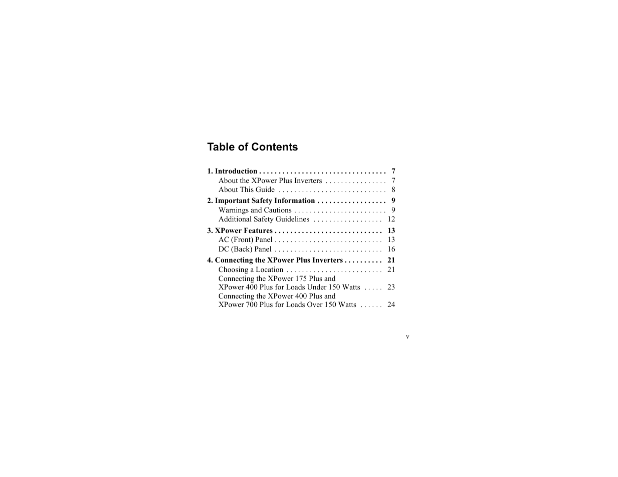 Xantrex Technology 175 PLUS User Manual | Page 6 / 52
