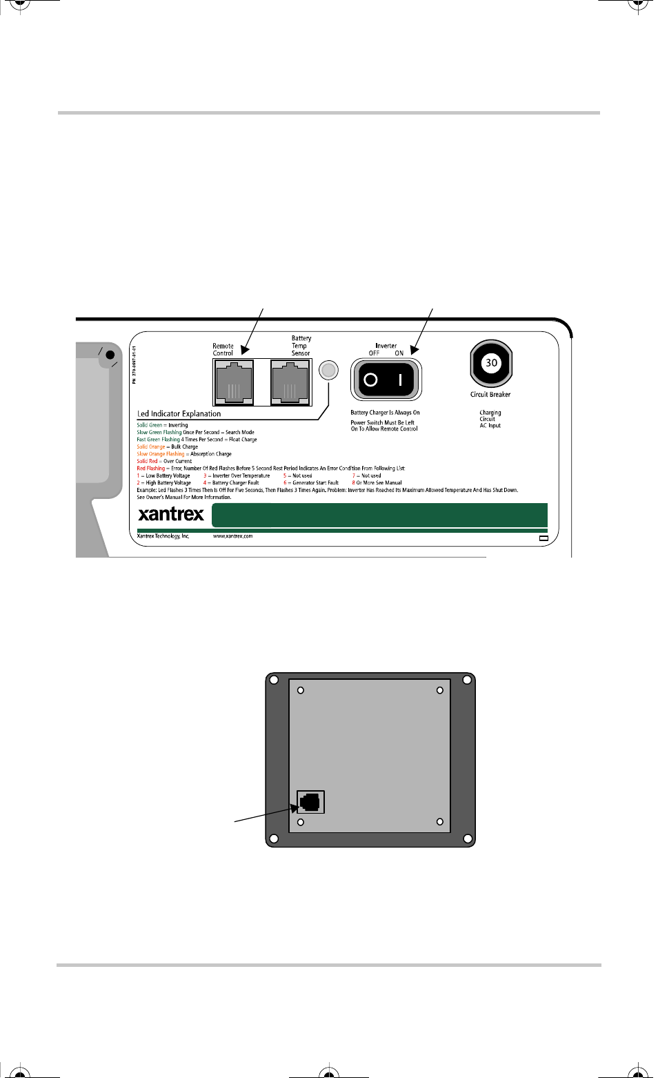 Xantrex Technology RC/GS RC7 User Manual | Page 20 / 68