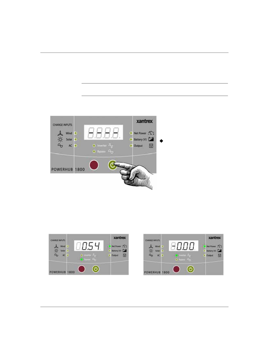 Basic operation, Power on and off | Xantrex Technology PH1800 User Manual | Page 30 / 64