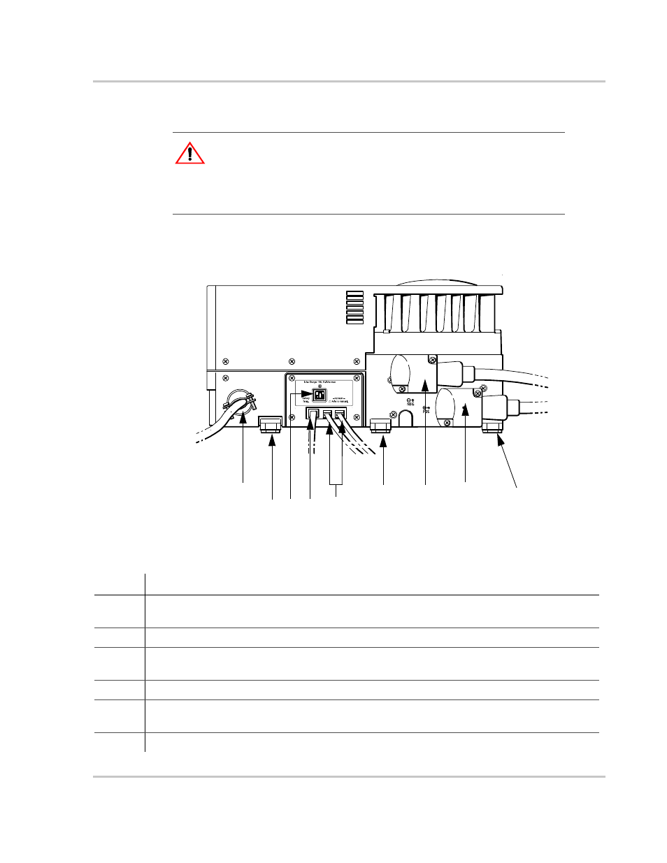 Side panel features, Side panel features –9, Figure 1-4 | Completed connections on side panel –9, Caution: equipment damage | Xantrex Technology MS2000 User Manual | Page 27 / 126