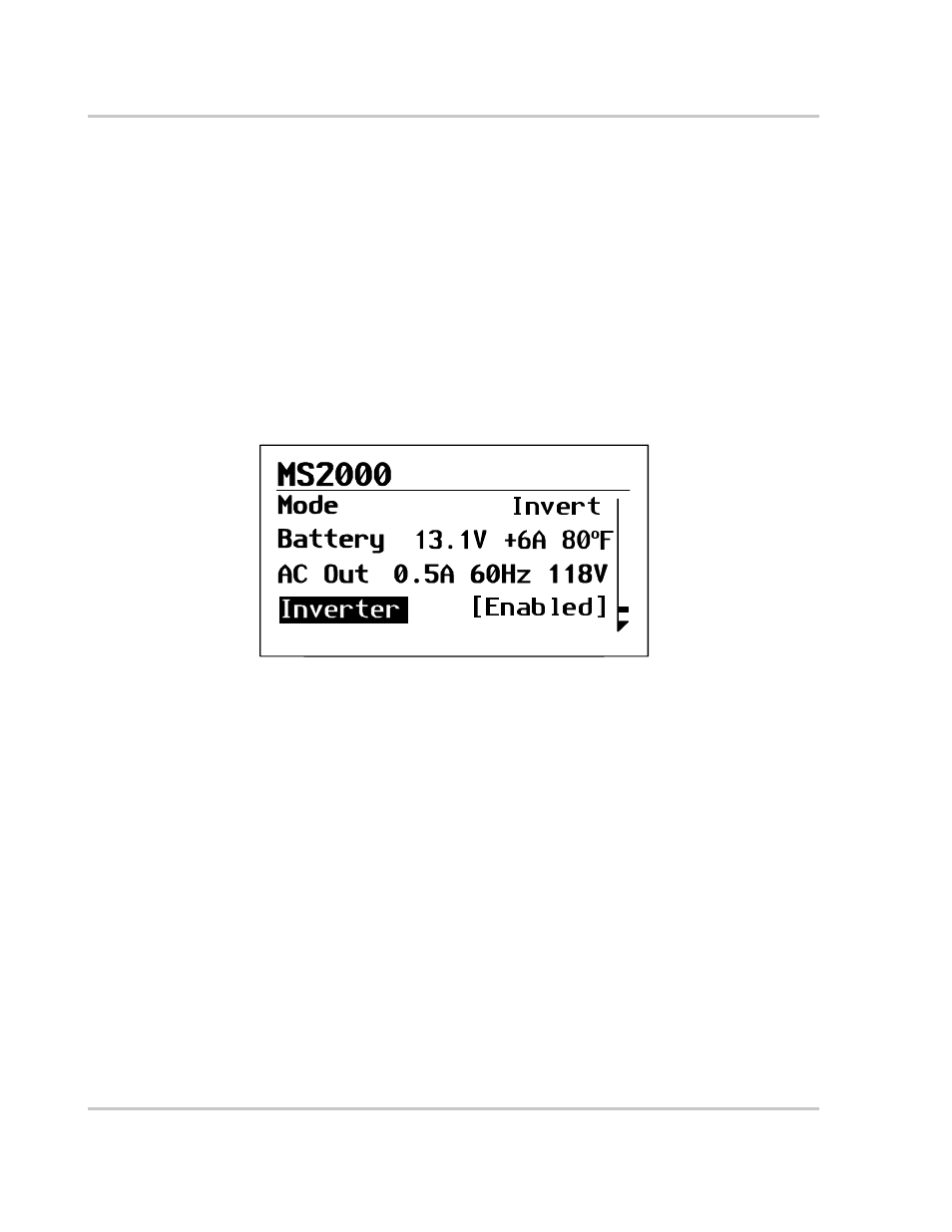 Ms2000 configuration menus, Ms2000, Figure 3-5 | Invert [enabled | Xantrex Technology MS2000 User Manual | Page 60 / 126