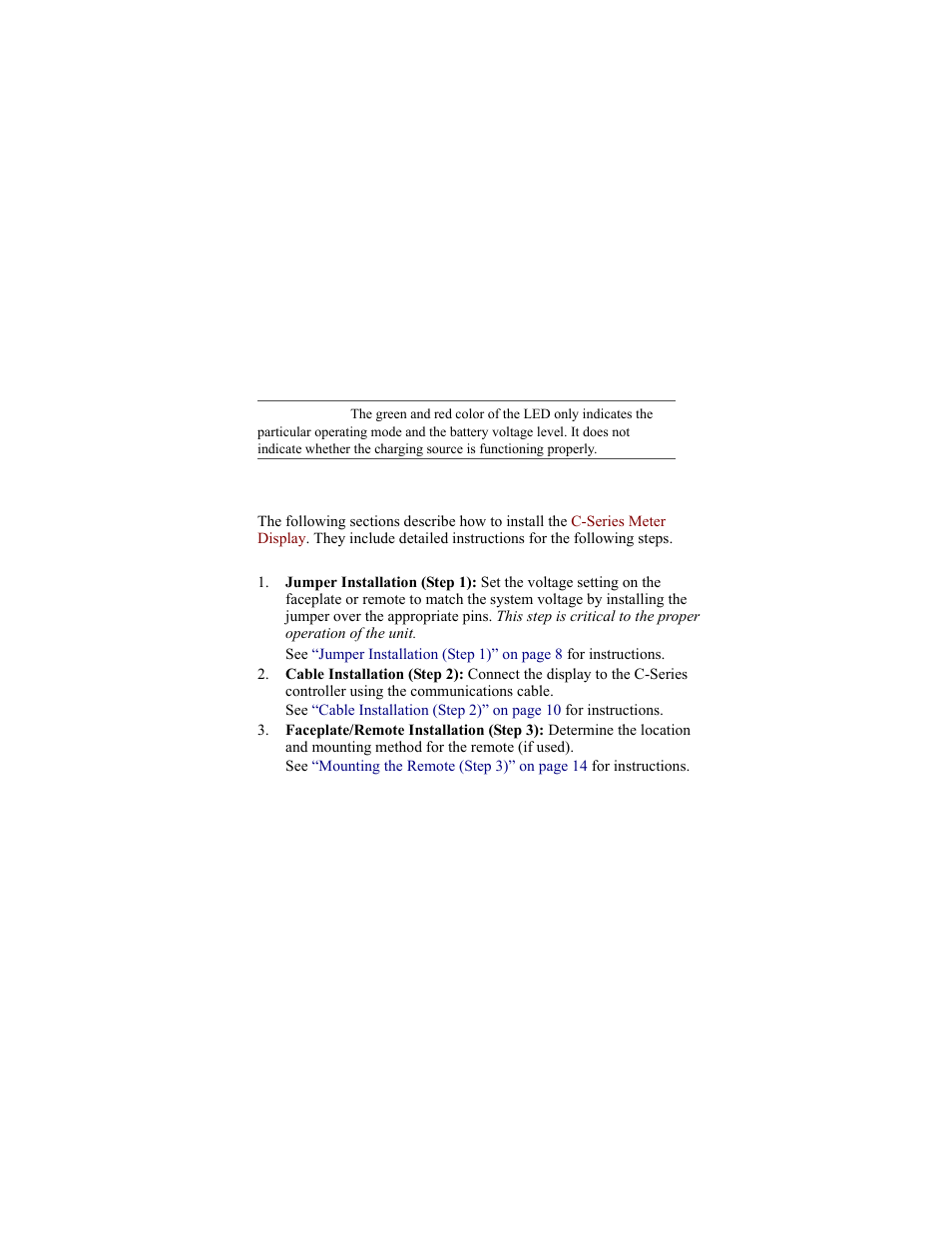 4 installation, Installation, 4 installation | Xantrex Technology C40R/50 Remote User Manual | Page 13 / 34