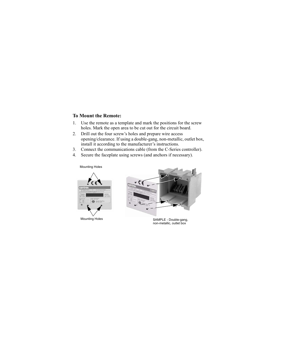 Xantrex Technology C40R/50 Remote User Manual | Page 22 / 34