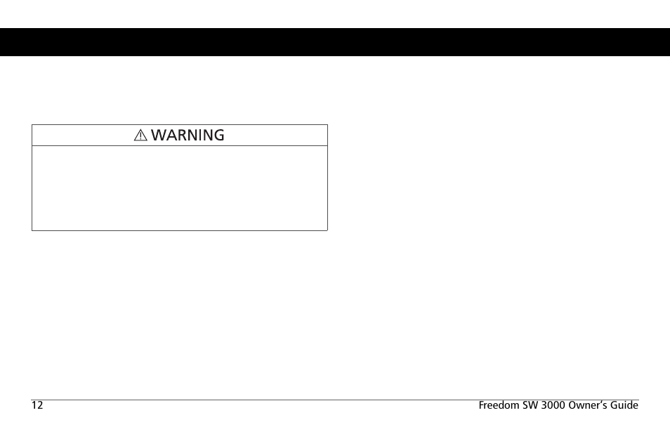 Operating the freedom sw 3000 | Xantrex Technology FREEDOM SW 3000 User Manual | Page 26 / 86