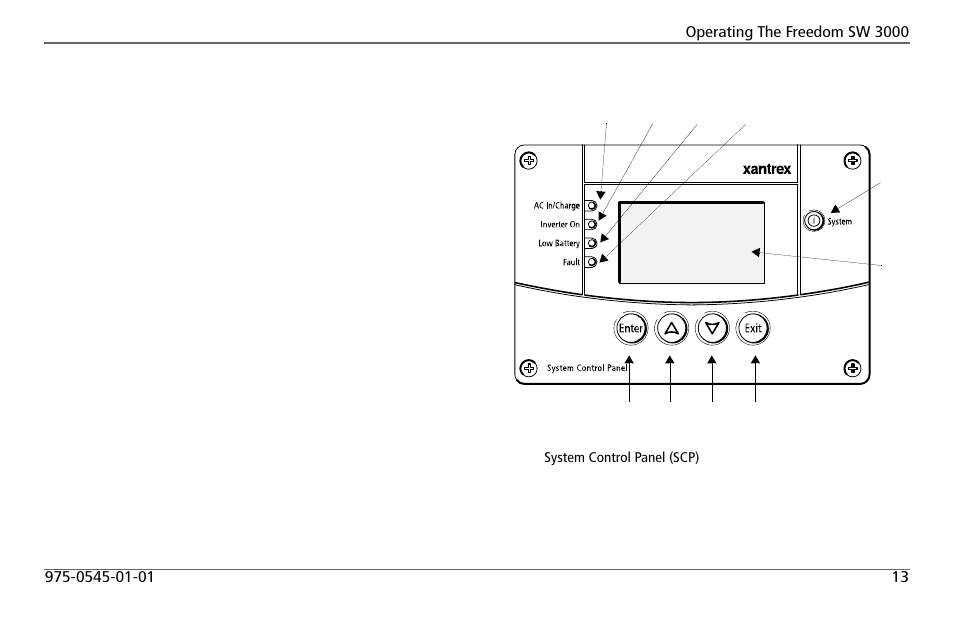 Using the scp | Xantrex Technology FREEDOM SW 3000 User Manual | Page 27 / 86