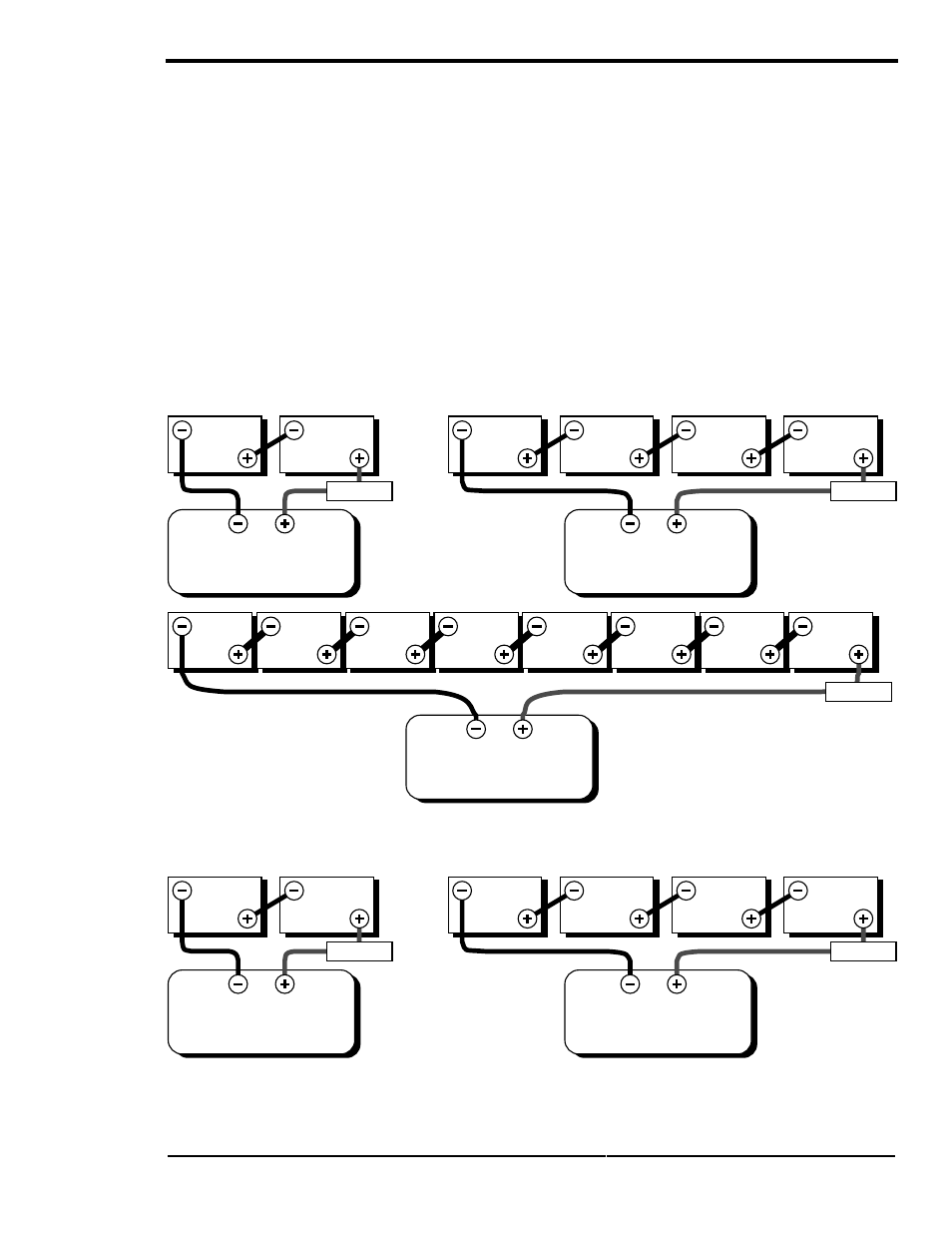 Technical information, Battery hook-up configurations, Page 107 | Series connection | Xantrex Technology SW Series User Manual | Page 115 / 152