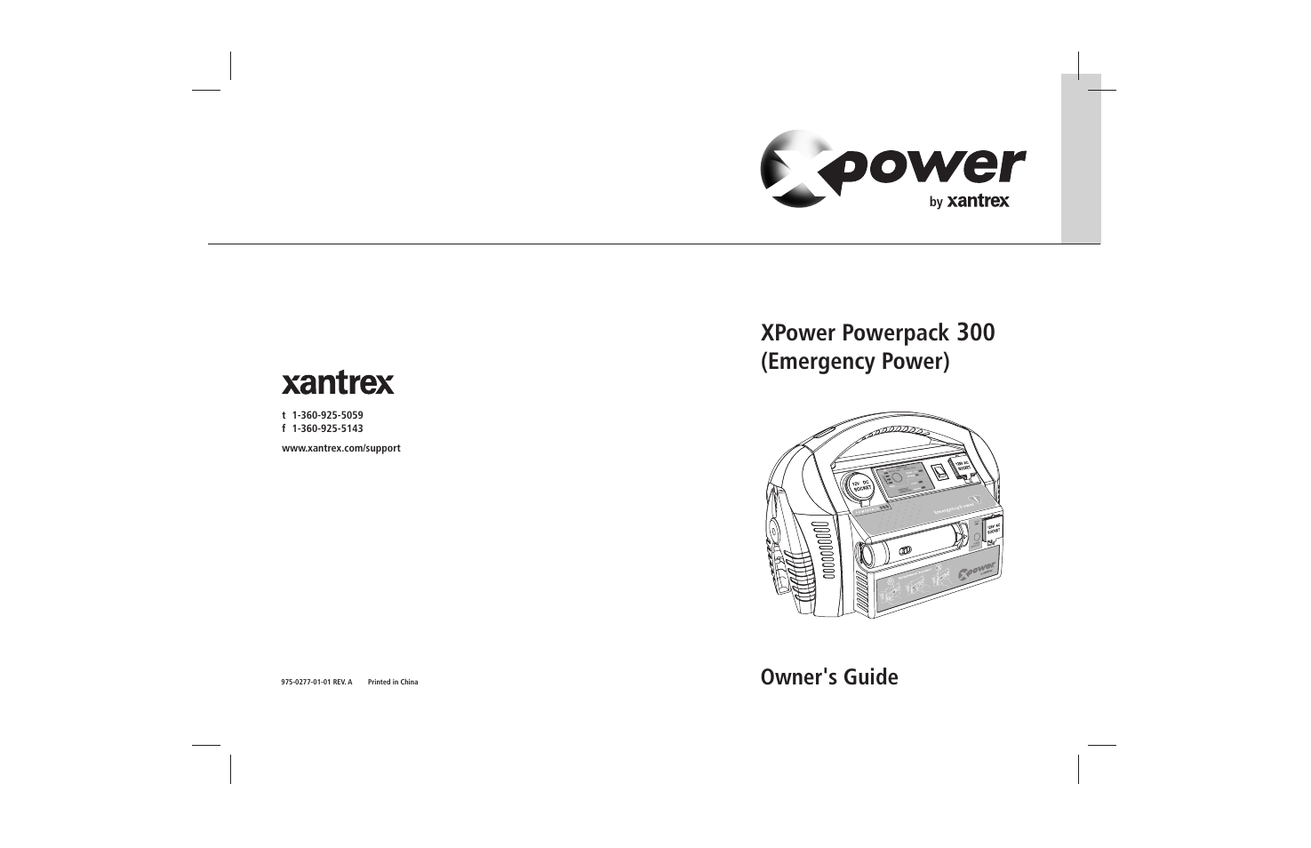 Xantrex Technology Powerpack 300 User Manual | 61 pages