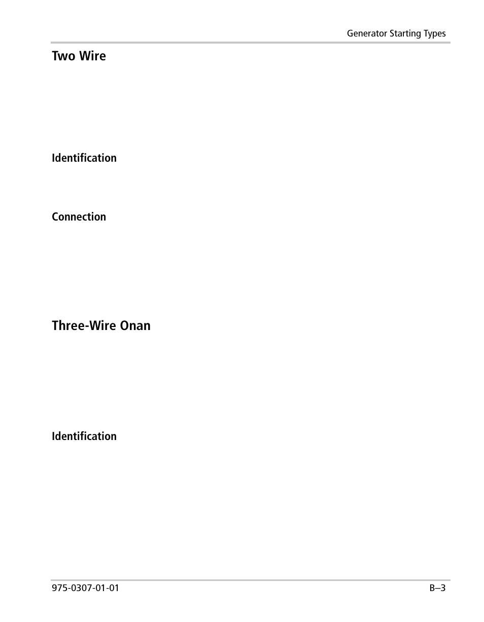Two wire, Three-wire onan | Xantrex Technology XW User Manual | Page 107 / 124