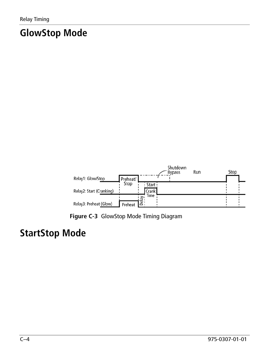 Glowstop mode, Startstop mode | Xantrex Technology XW User Manual | Page 112 / 124