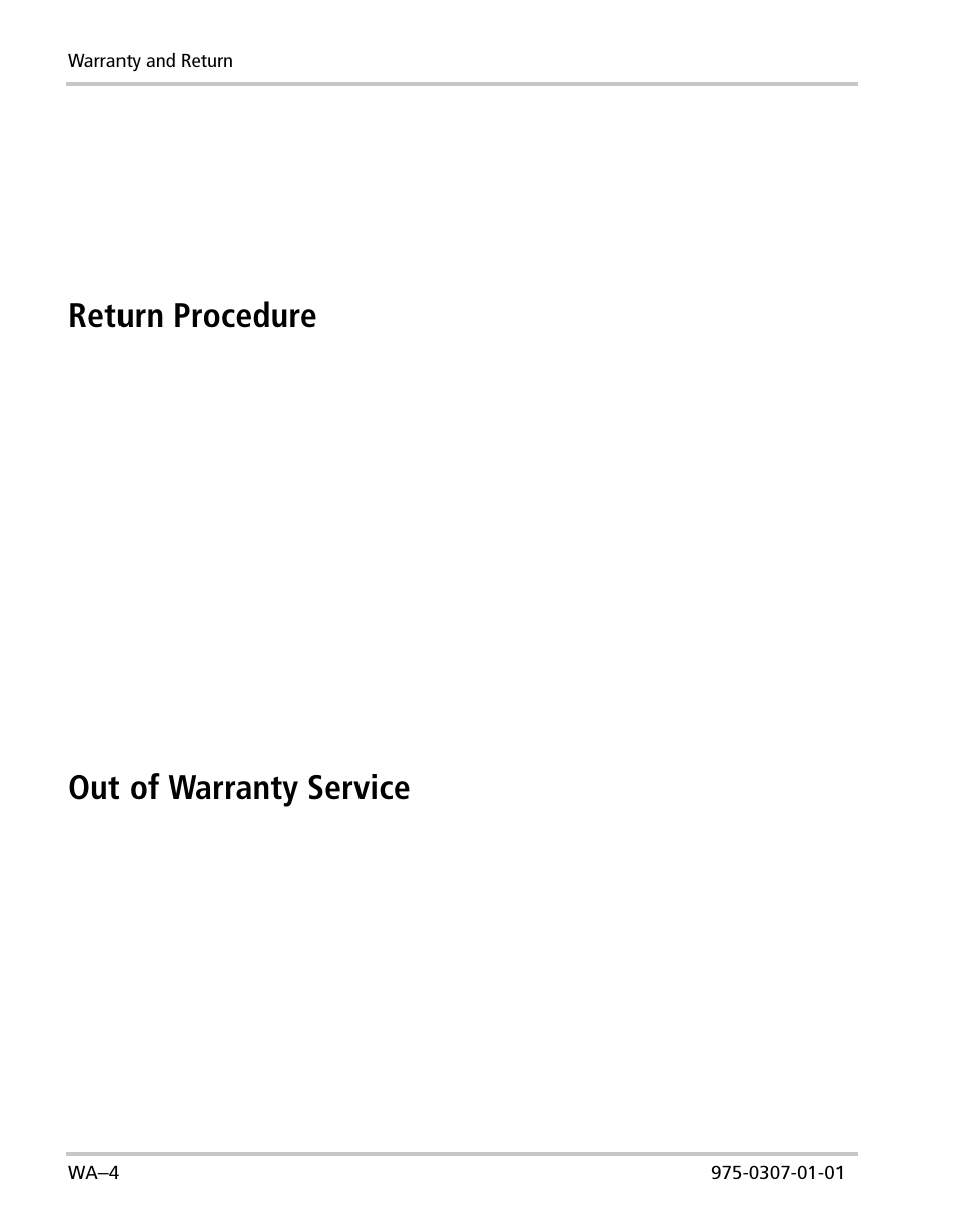 Return procedure, Out of warranty service | Xantrex Technology XW User Manual | Page 118 / 124