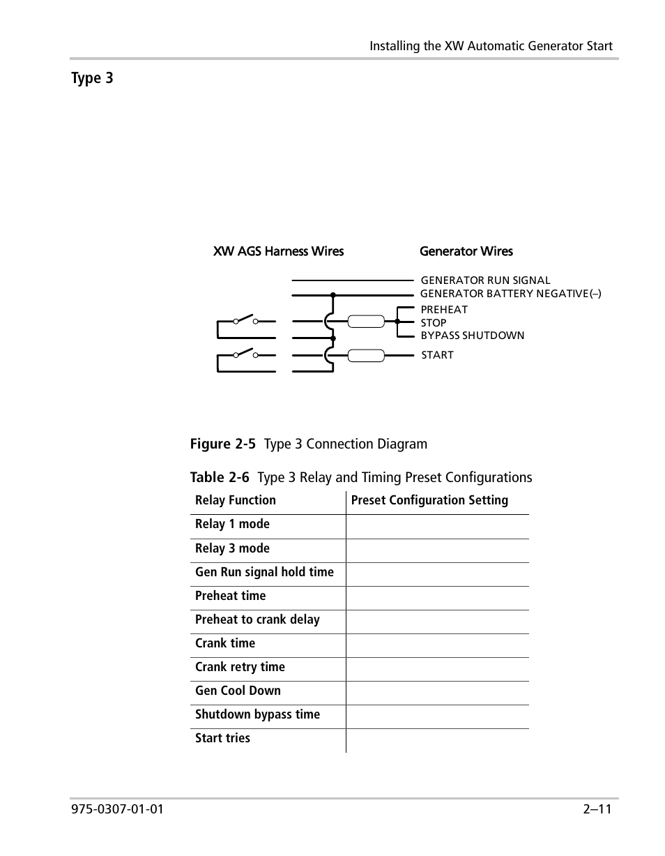 Type 3 | Xantrex Technology XW User Manual | Page 33 / 124