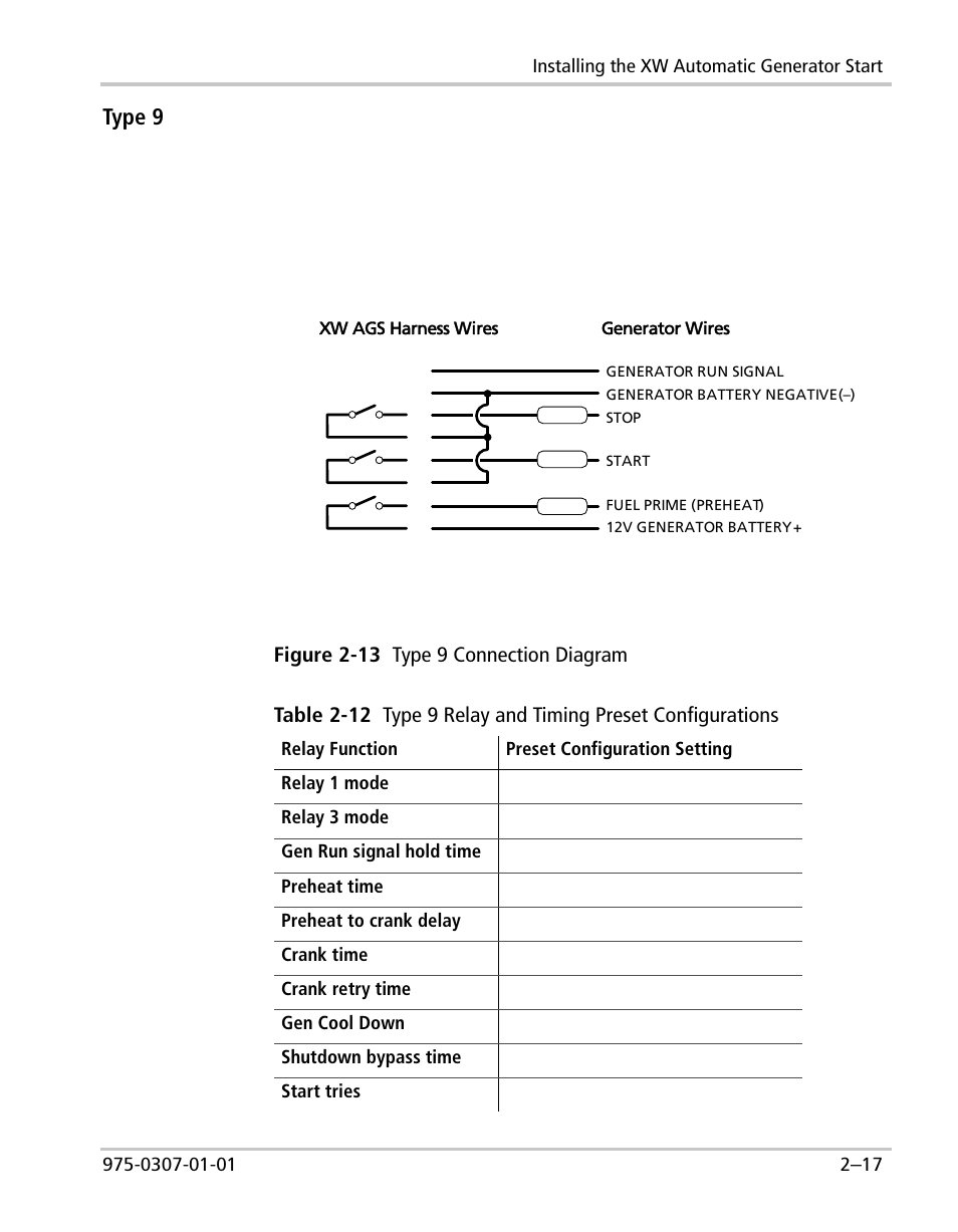 Type 9 | Xantrex Technology XW User Manual | Page 39 / 124