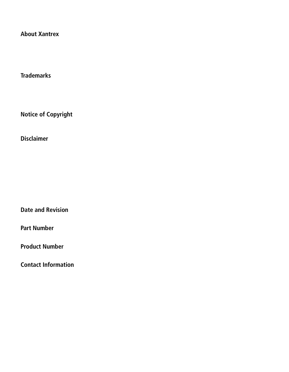 Xantrex Technology XW User Manual | Page 4 / 124