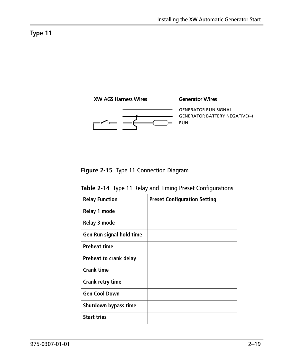 Type 11 | Xantrex Technology XW User Manual | Page 41 / 124