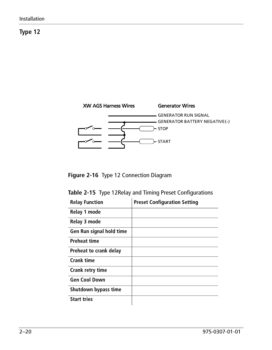 Type 12 | Xantrex Technology XW User Manual | Page 42 / 124