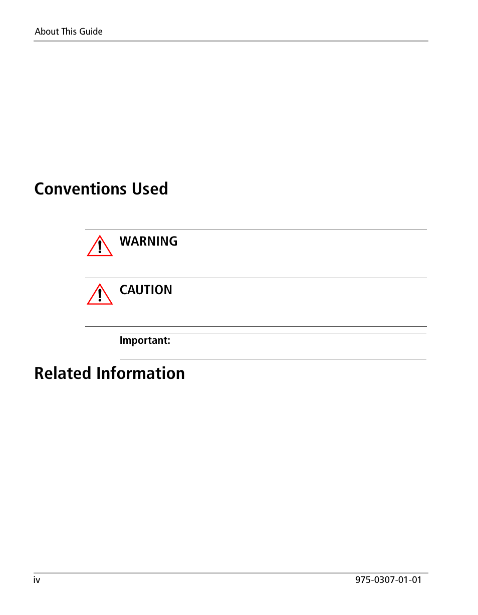 Conventions used, Related information, Warning | Caution | Xantrex Technology XW User Manual | Page 6 / 124