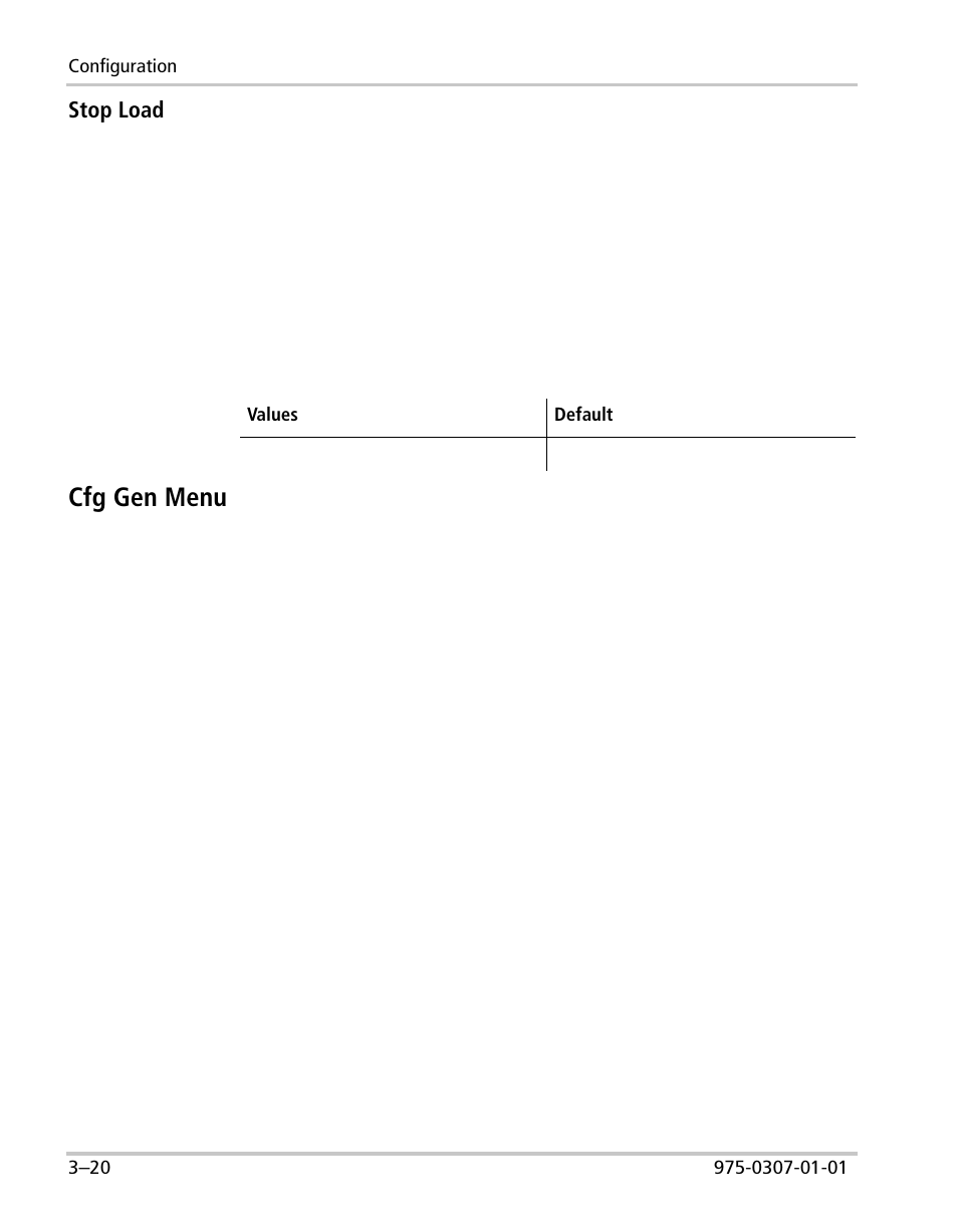 Cfg gen menu | Xantrex Technology XW User Manual | Page 70 / 124