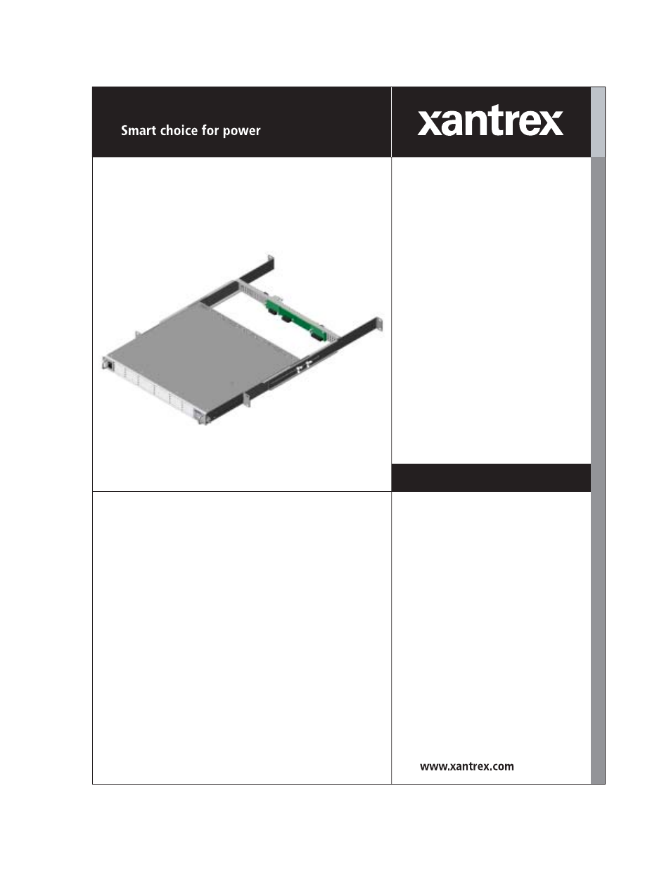 Xantrex Technology XDI2048 User Manual | 92 pages