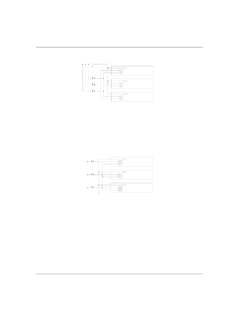 Phase, 3-wire delta output wiring, Phase, 3-wire y-connection output wiring | Xantrex Technology XDI2048 User Manual | Page 40 / 92