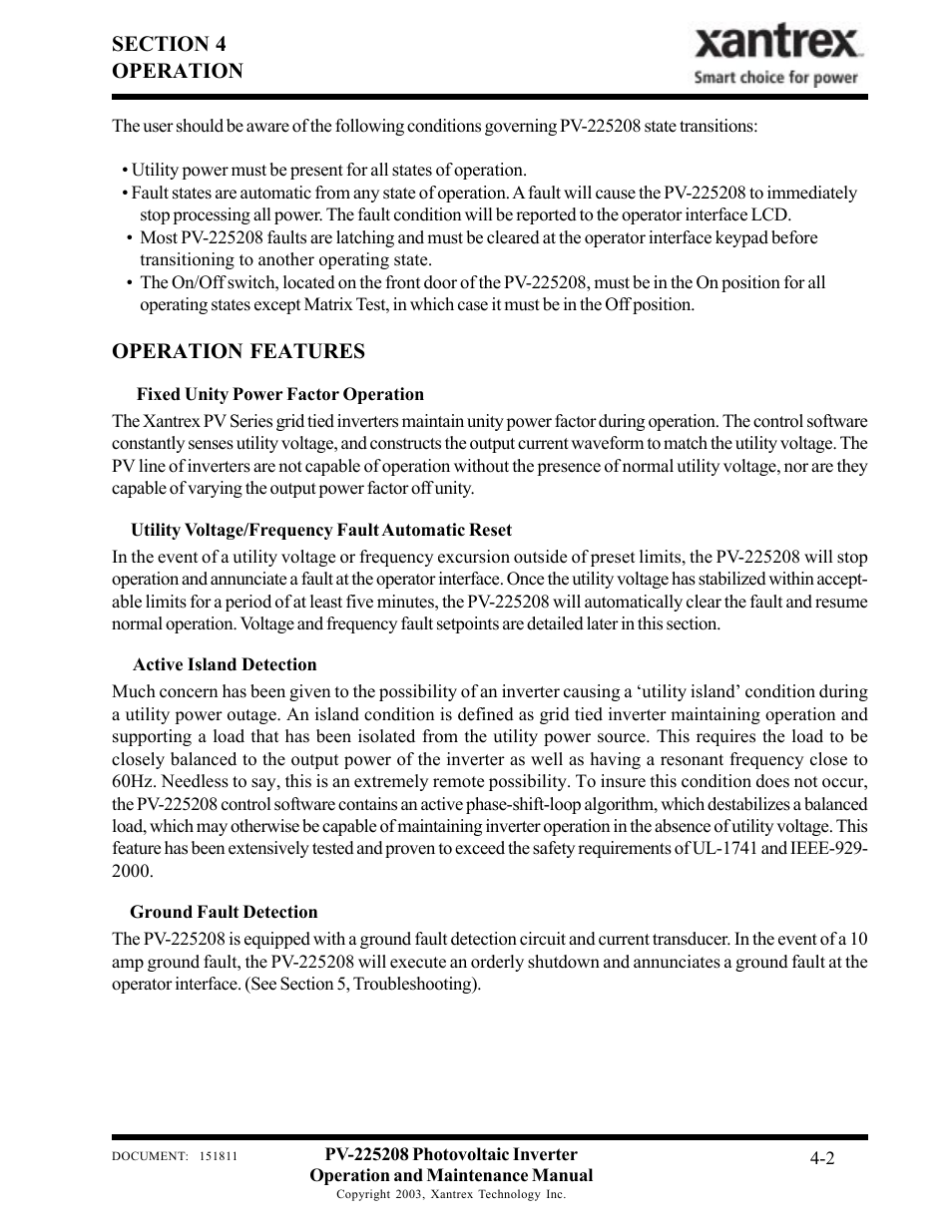 Xantrex Technology PV-225208 User Manual | Page 18 / 47