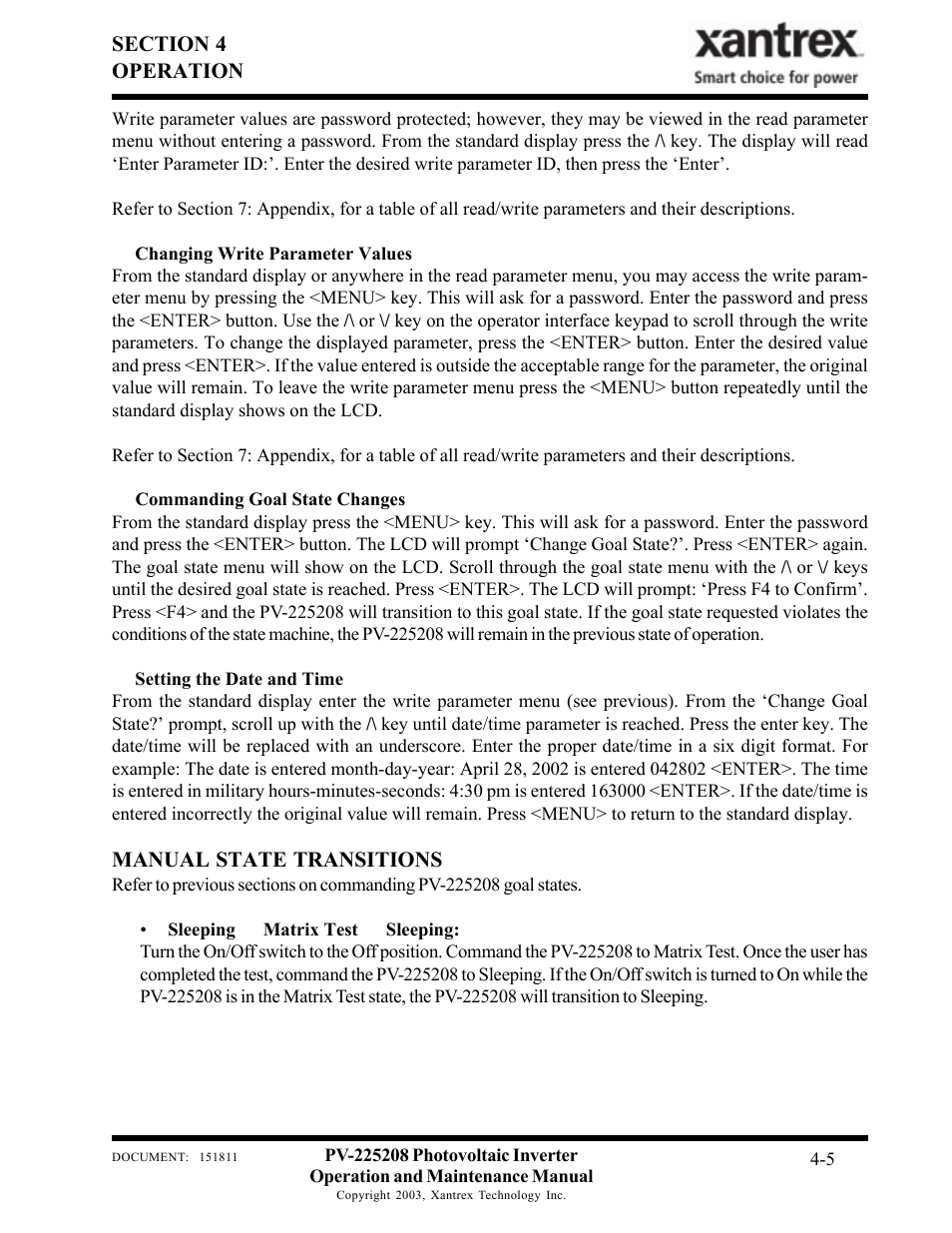 Xantrex Technology PV-225208 User Manual | Page 21 / 47