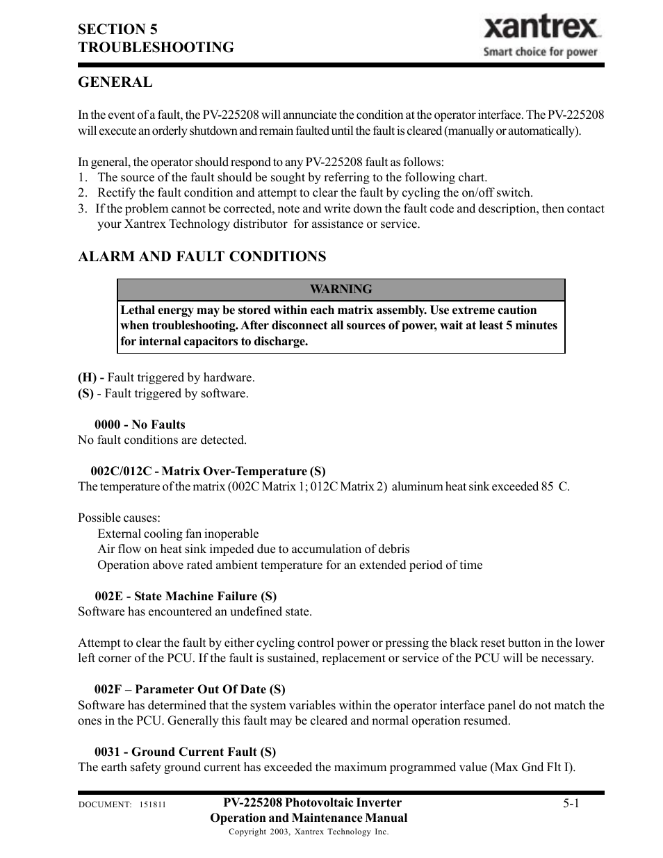 Xantrex Technology PV-225208 User Manual | Page 24 / 47