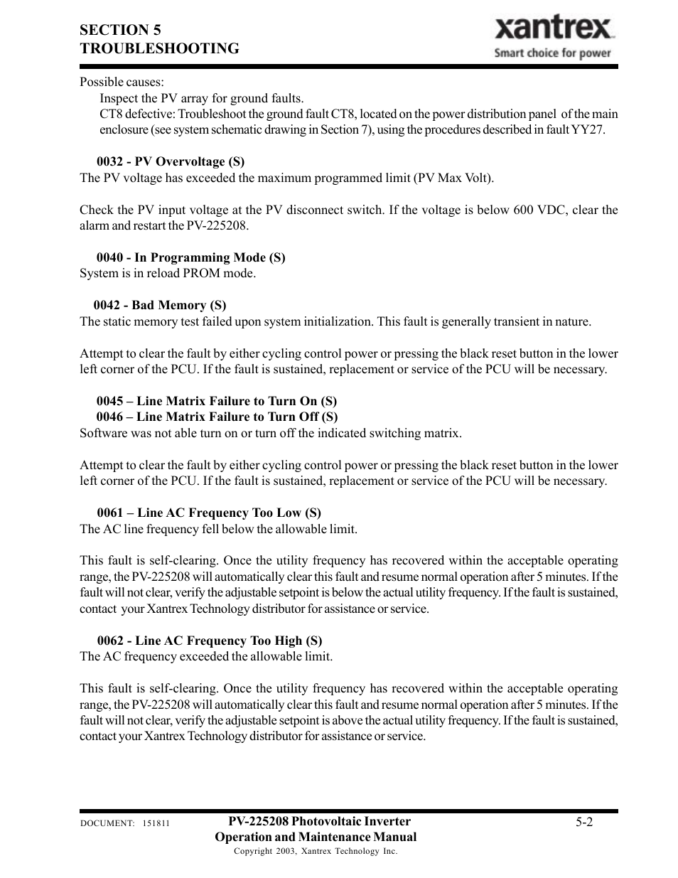 Xantrex Technology PV-225208 User Manual | Page 25 / 47