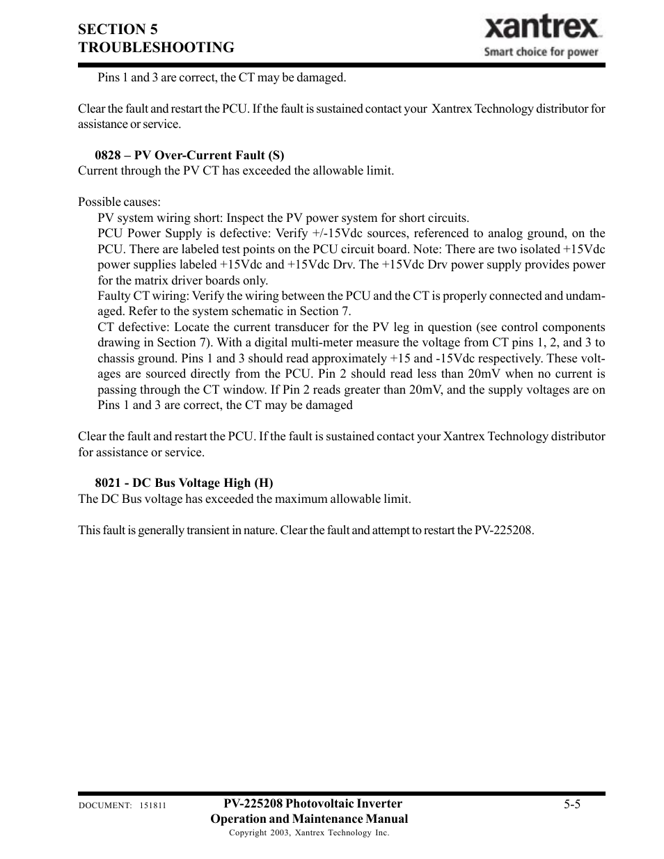 Xantrex Technology PV-225208 User Manual | Page 28 / 47