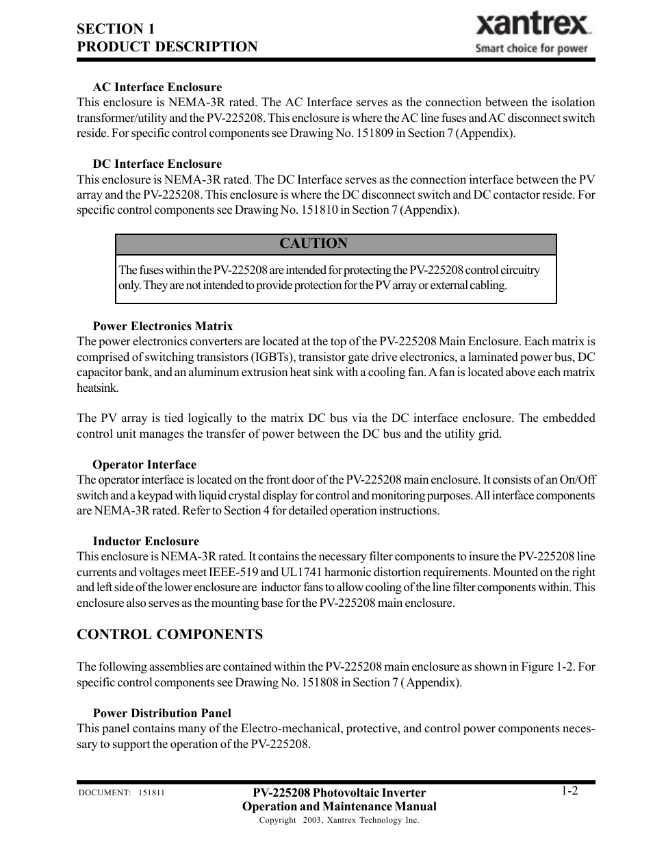 Xantrex Technology PV-225208 User Manual | Page 4 / 47