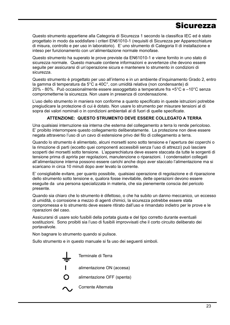 Sicurezza | Xantrex Technology XPF 35-10 User Manual | Page 26 / 40