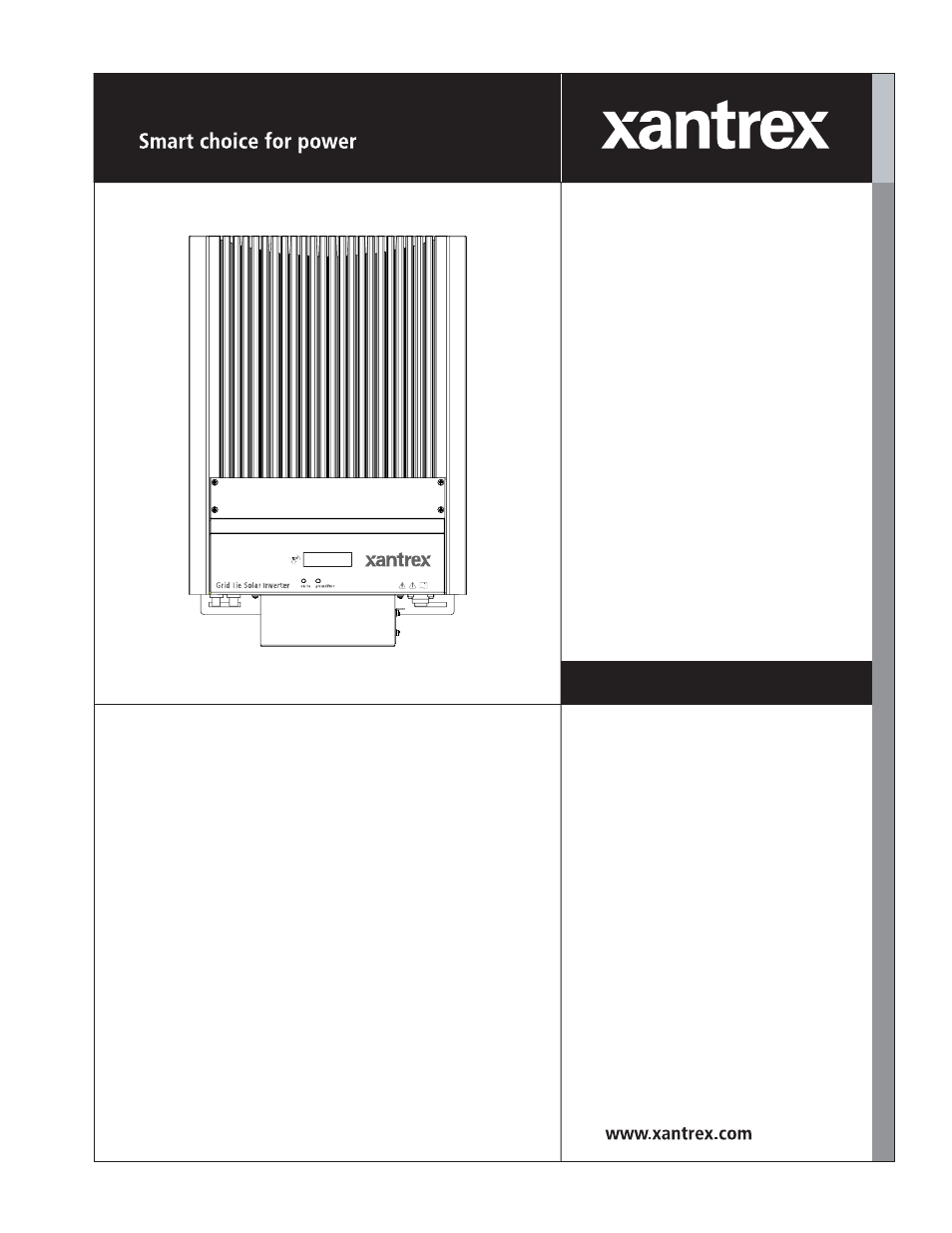 Xantrex Technology GT 2.5-DE User Manual | 84 pages