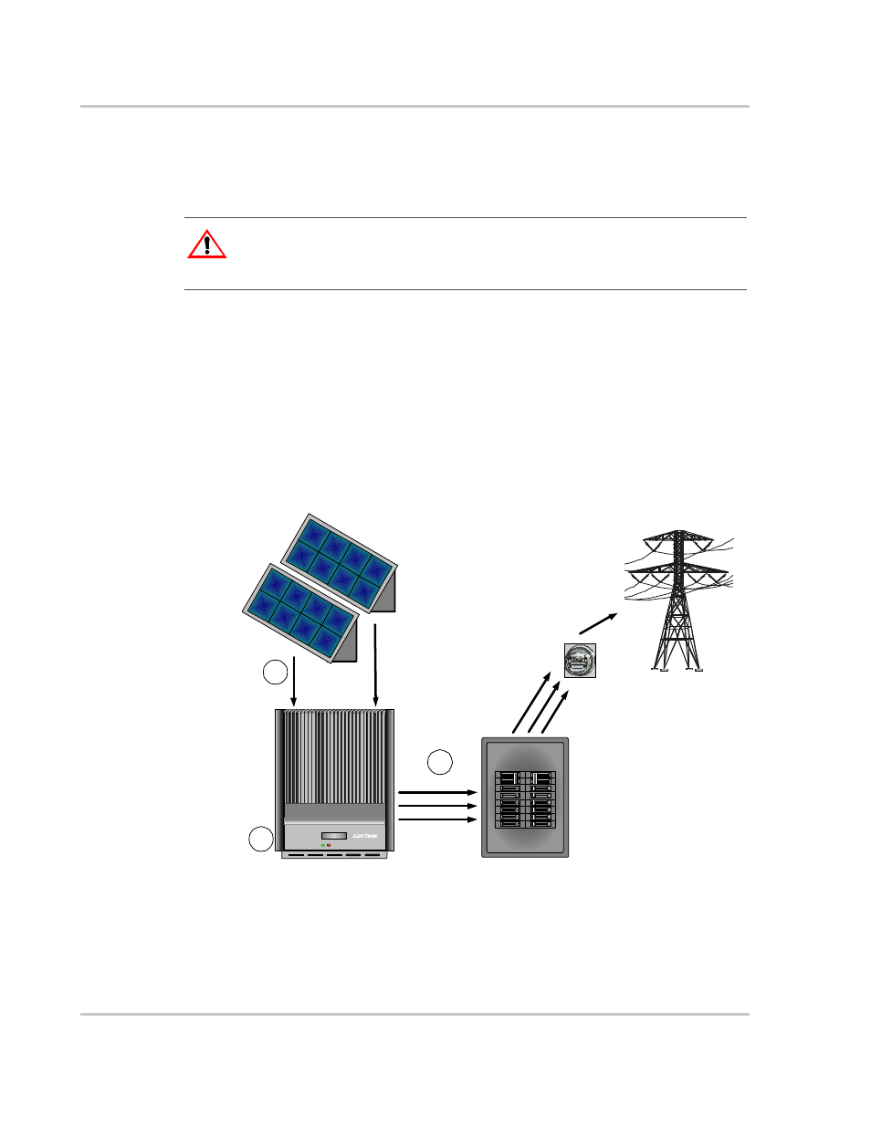 Mounting the inverter, Overview, Mounting the inverter –10 | Overview –10, Figure 2-3, Installation overview –10, Warning: fire, shock and energy hazards | Xantrex Technology GT 2.5-DE User Manual | Page 30 / 84