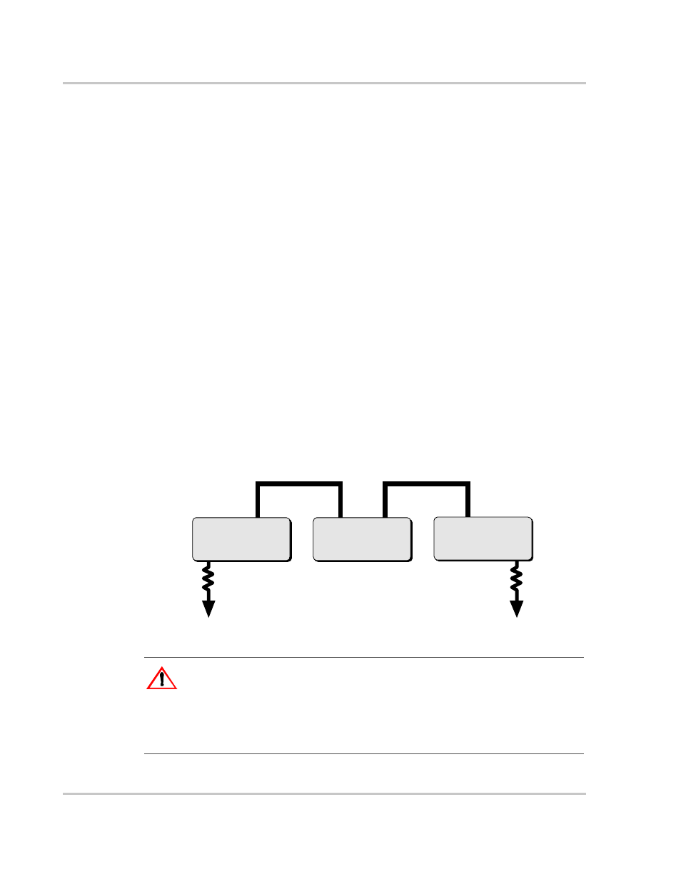 Communications wiring for multiple inverters, Xanbus network technology, Communications wiring for multiple inverters –8 | Xanbus network technology –8, Figure 3-6, Daisy chain layout –8, Caution: equipment damage | Xantrex Technology GT 2.5-DE User Manual | Page 44 / 84