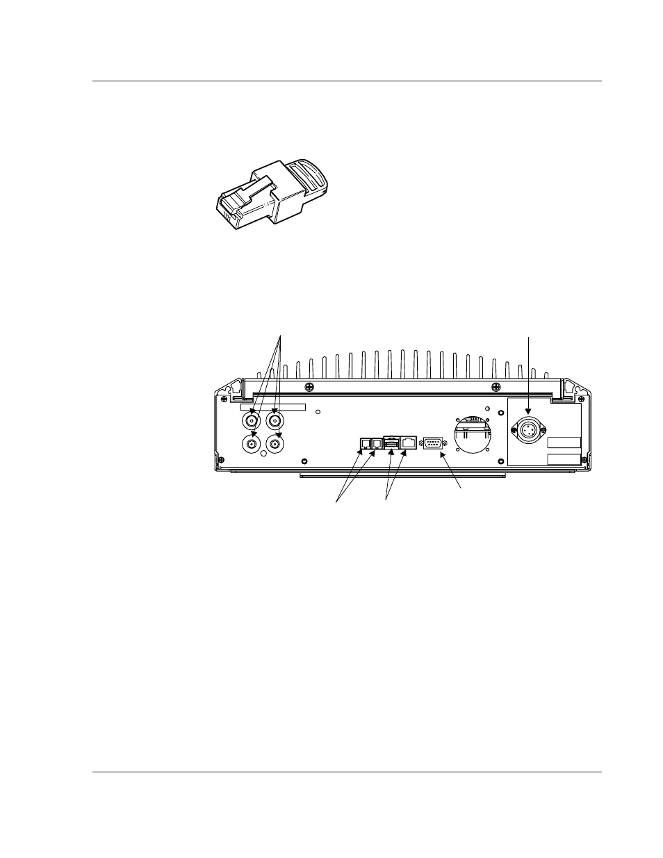Figure 3-7, Male network terminator –9, Figure 3-8 | Location of xanbus rj45 ports –9 | Xantrex Technology GT 2.5-DE User Manual | Page 45 / 84