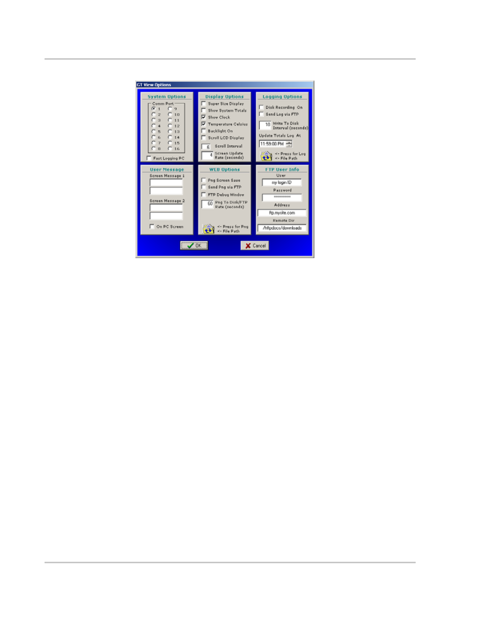 Figure 3-12 gt-view options –14 | Xantrex Technology GT 2.5-DE User Manual | Page 50 / 84