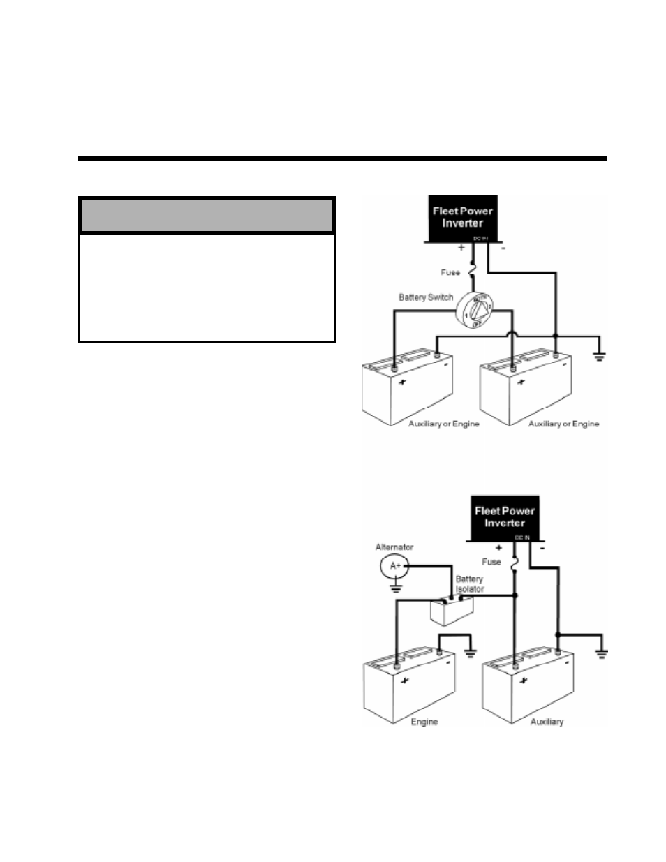 Dc wiring options, Warning | Xantrex Technology 2500 User Manual | Page 33 / 40