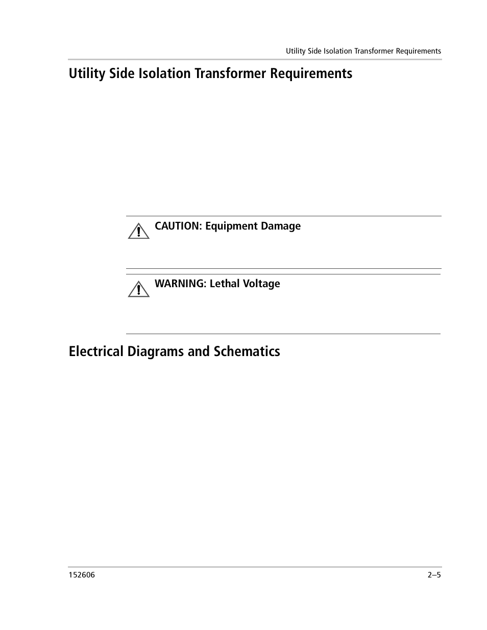 Utility side isolation transformer requirements, Electrical diagrams and schematics | Xantrex Technology PV225S-480-P User Manual | Page 39 / 86