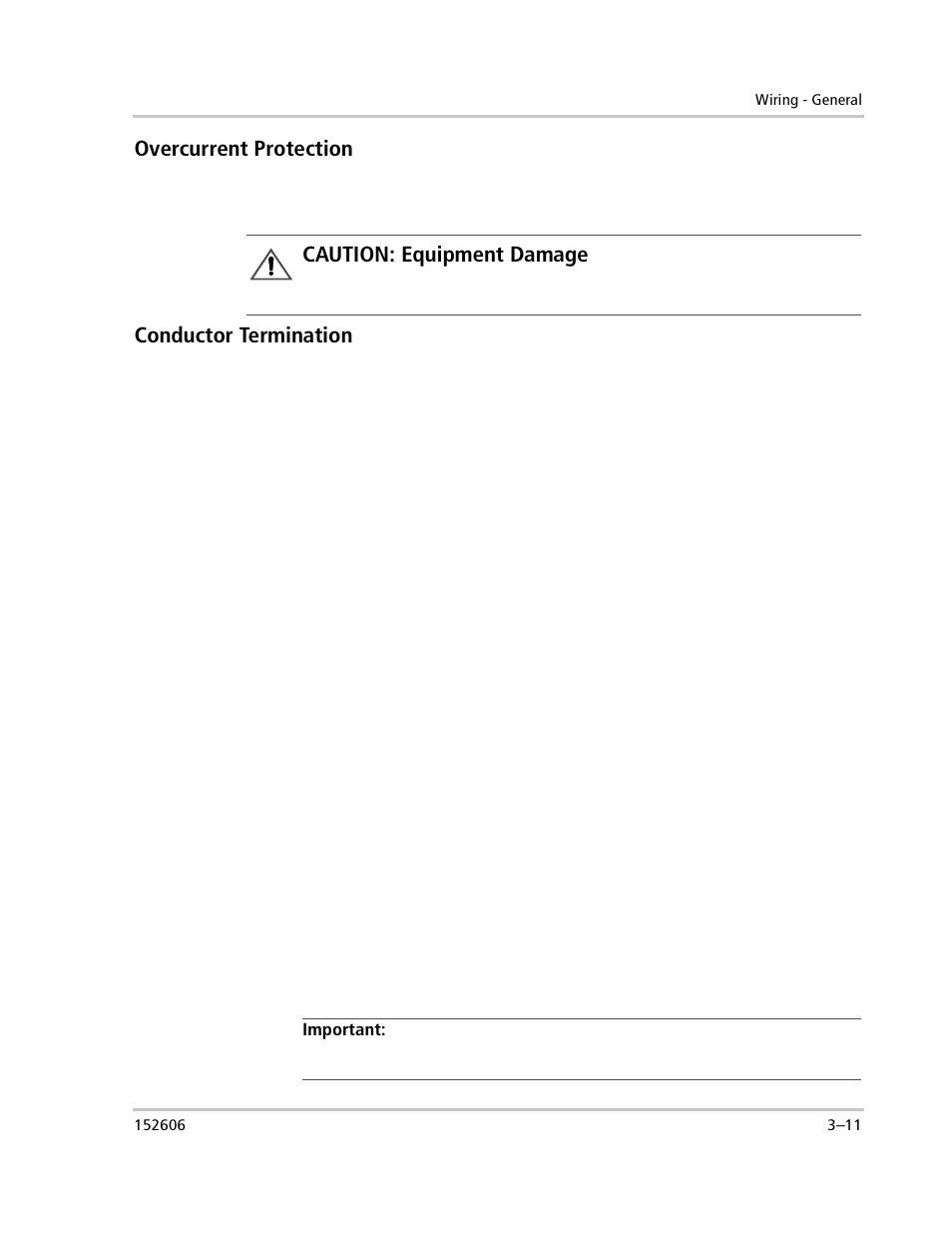 Overcurrent protection, Conductor termination, Caution: equipment damage | Xantrex Technology PV225S-480-P User Manual | Page 59 / 86