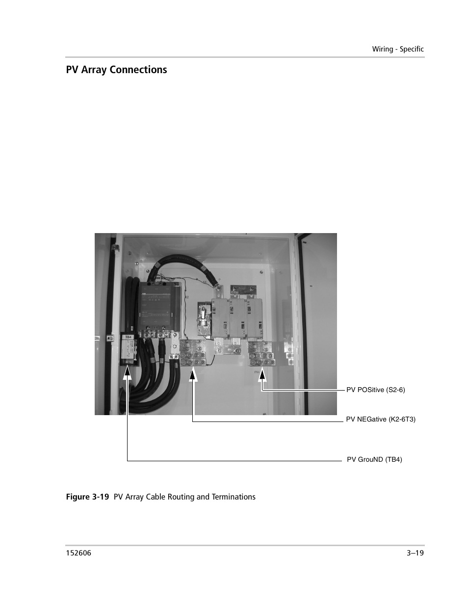 Pv array connections | Xantrex Technology PV225S-480-P User Manual | Page 67 / 86