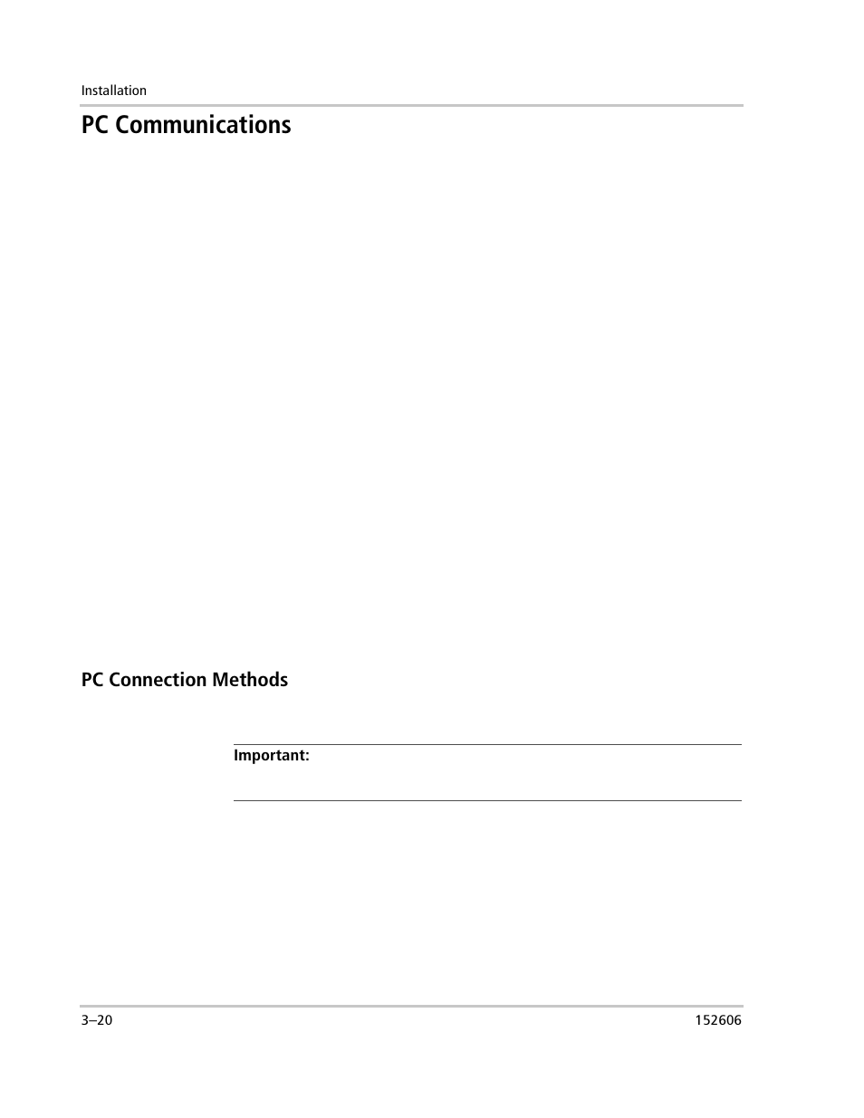 Pc communications, Pc connection methods | Xantrex Technology PV225S-480-P User Manual | Page 68 / 86