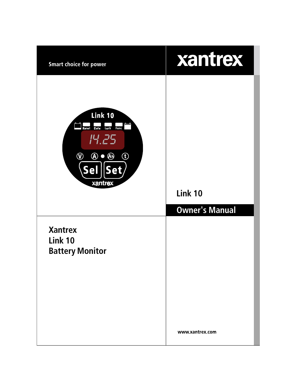 Xantrex Technology LINK 10 User Manual | 60 pages