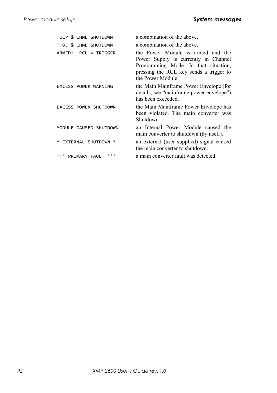 Xantrex Technology XMP 2600 User Manual | Page 111 / 119